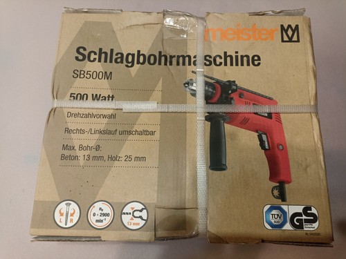 Meister schlagbohrmaschine 500 - schlagbohrmaschine,